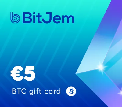 BitJem Crypto Gift Card (BTC) €5 — лицензионный ключ
