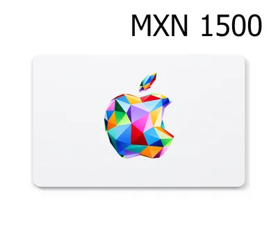 Apple Mex$1500 Gift Card MX — лицензионный ключ