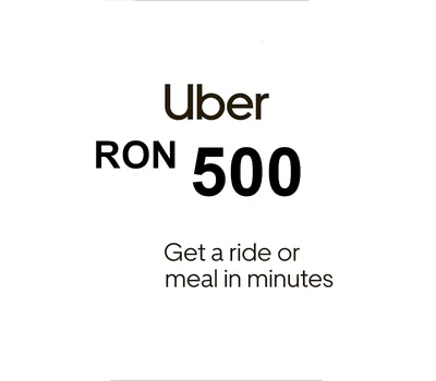 Uber 500 RON RO Gift Card — лицензионный ключ