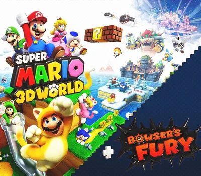 Super Mario 3D World + Bowser's Fury EU Nintendo Switch CD Key — лицензионный ключ