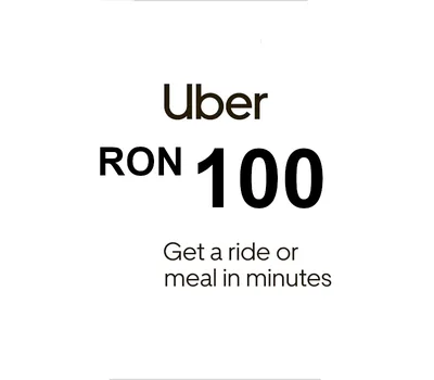 Uber 100 RON RO Gift Card — лицензионный ключ