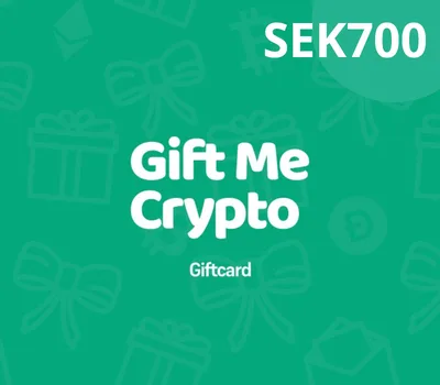 Gift Me Crypto 700 SEK Gift Card — лицензионный ключ