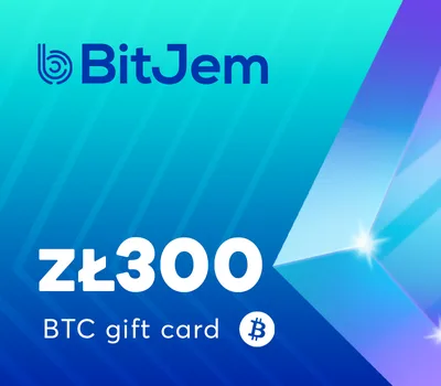BitJem Crypto Gift Card (BTC) zł300 — лицензионный ключ