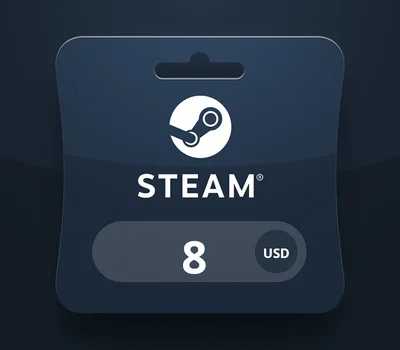Steam Wallet USD 8 Gift Card AR — лицензионный ключ
