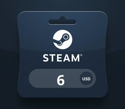 Steam Wallet USD 6 Gift Card TR — лицензионный ключ