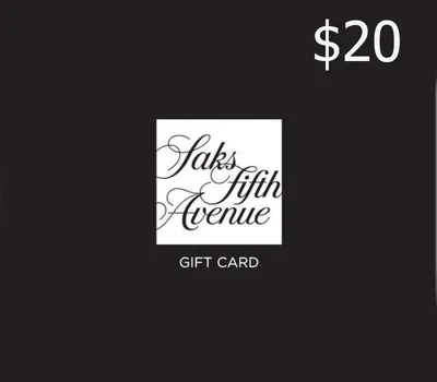 Saks Fifth Avenue $20 Gift Card US — лицензионный ключ