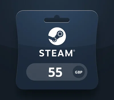Steam Wallet GBP 55 Gift Card UK — лицензионный ключ