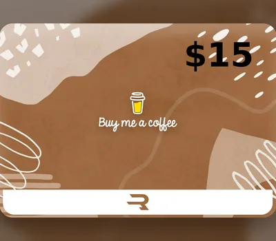 Rewarble Buy Me a Coffee USD 15 Gift Card — лицензионный ключ