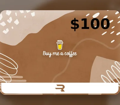 Rewarble Buy Me a Coffee USD 100 Gift Card — лицензионный ключ