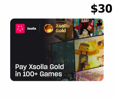XSOLLA GOLD USD 30 Gift Card US — лицензионный ключ