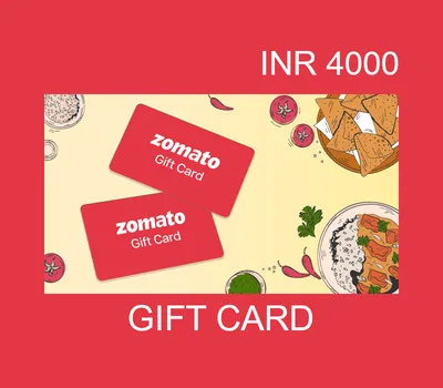Zomato 4000 INR Gift Card IN — лицензионный ключ