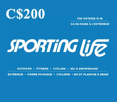 Sporting Life CAD 200 Gift Card CA — лицензионный ключ