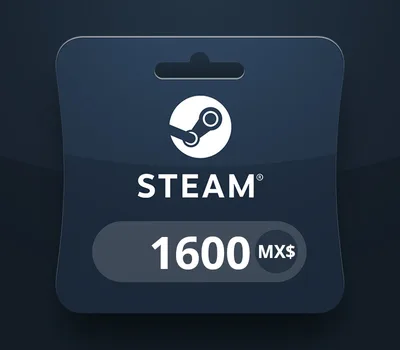 Steam Wallet MXN 1600 Gift Card MX — лицензионный ключ