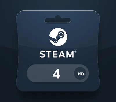 Steam Wallet USD 4 Gift Card TJ — лицензионный ключ