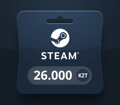 Steam Wallet KZT 26000 Gift Card KZ — лицензионный ключ