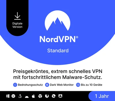 NordVPN Standard DE Key (1 Year / 10 Devices) — лицензионный ключ