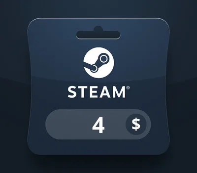 Steam Wallet USD 4 Gift Card BO — лицензионный ключ