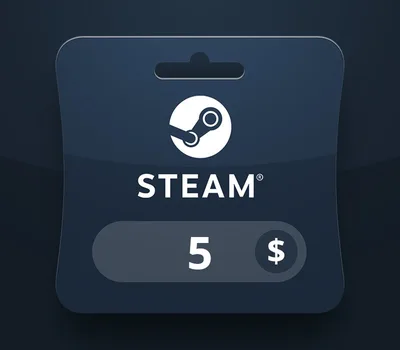 Steam Wallet USD 5 Gift Card BO — лицензионный ключ