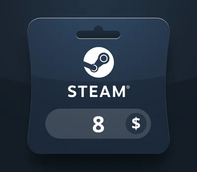 Steam Wallet USD 8 Gift Card BO — лицензионный ключ