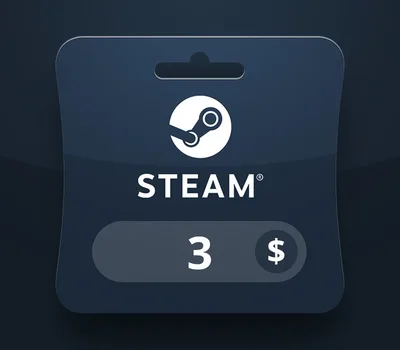 Steam Wallet USD 3 Gift Card EC — лицензионный ключ