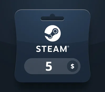 Steam Wallet USD 5 Gift Card SD — лицензионный ключ