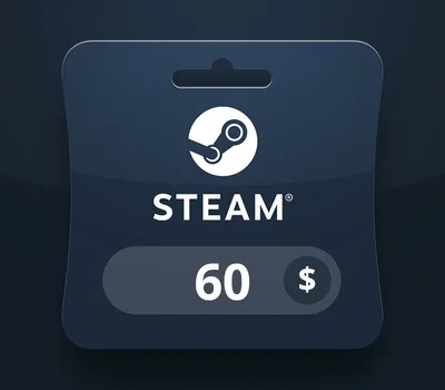 Steam Wallet USD 60 Gift Card LK — лицензионный ключ