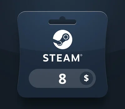 Steam Wallet USD 8 Gift Card LK — лицензионный ключ