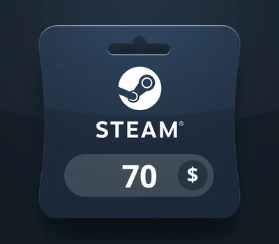 Steam Wallet USD 70 Gift Card BT — лицензионный ключ