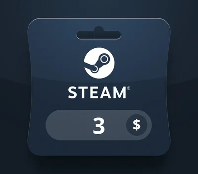 Steam Wallet USD 3 Gift Card BT — лицензионный ключ