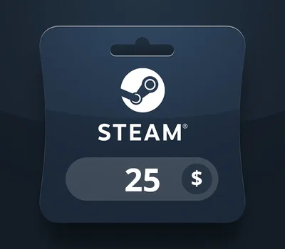Steam Wallet USD 25 Gift Card MV — лицензионный ключ