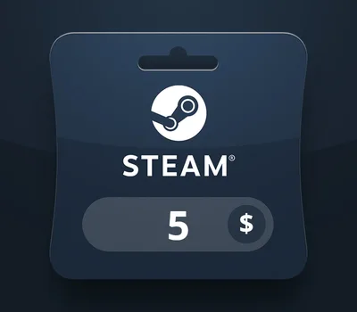 Steam Wallet USD 5 Gift Card MV — лицензионный ключ