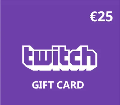 Twitch EUR 25 Gift Card FR — лицензионный ключ