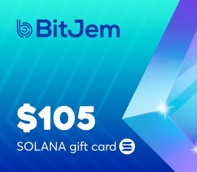 BitJem Crypto Gift Card (Solana) $105 — лицензионный ключ