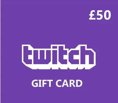 Twitch GBP 50 Gift Card UK — лицензионный ключ
