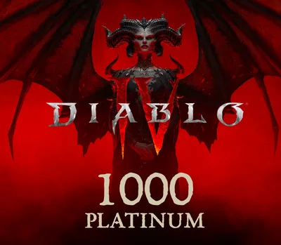 Diablo IV - 1000 Platinum Voucher EU XBOX One / Xbox Series X|S CD Key — лицензионный ключ