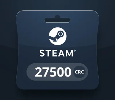 Steam Wallet CRC 27 500 Gift Card — лицензионный ключ