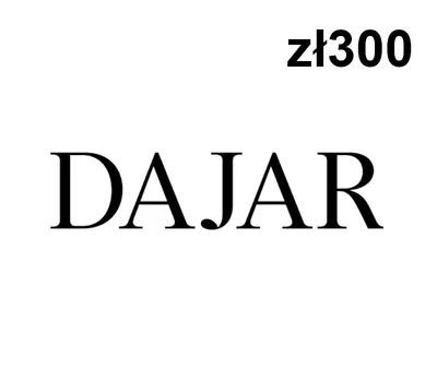 DAJAR PLN 300 Gift Card PL — лицензионный ключ