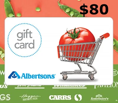 Albertson's USD 80 Gift Card US — лицензионный ключ
