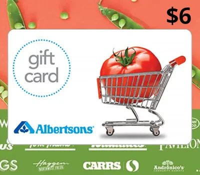 Albertson's USD 6 Gift Card US — лицензионный ключ