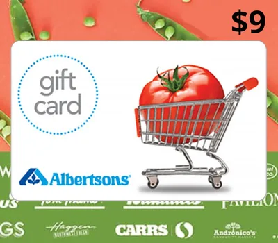 Albertson's USD 9 Gift Card US — лицензионный ключ