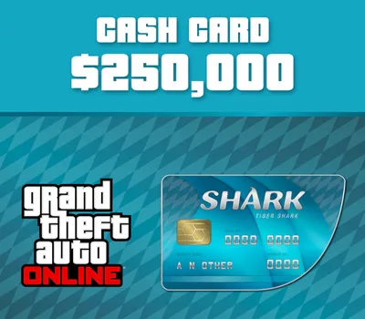 Grand Theft Auto Online - $250,000 Tiger Shark Cash Card EU Xbox Series X|S CD Key — лицензионный ключ