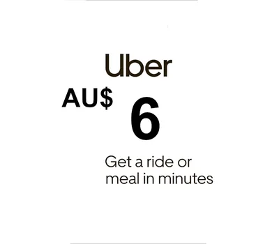 Uber AUD 6 Gift Card AU — лицензионный ключ