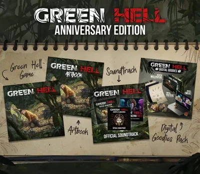 Green Hell Anniversary Edition EU PC Steam CD Key — лицензионный ключ