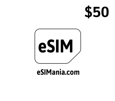 eSIMoney USD 50 eSIMania.com Gift Card — лицензионный ключ