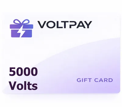 VoltPay 5000 Volts Gift Card — лицензионный ключ