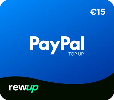 RewUp PayPal 15 EUR Gift Card — лицензионный ключ