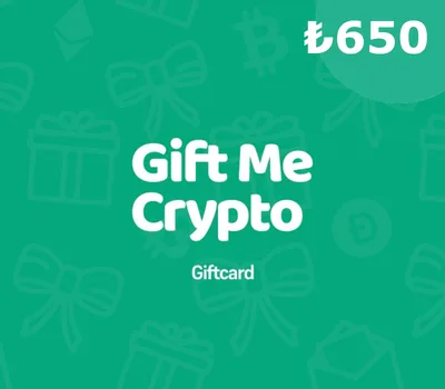 Gift Me Crypto TRY 650 Gift Card — лицензионный ключ