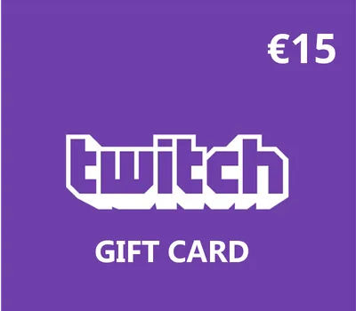 Twitch EUR 15 Gift Card ES — лицензионный ключ