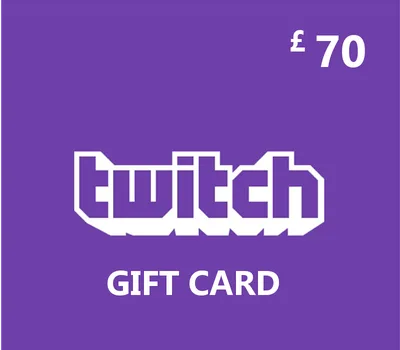 Twitch GBP 70 Gift Card UK — лицензионный ключ