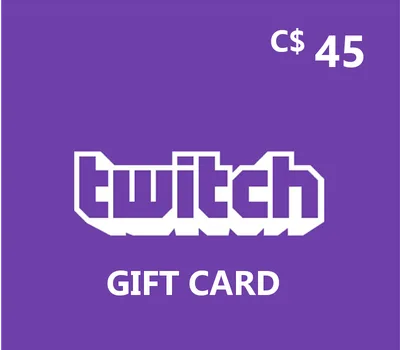 Twitch CAD 45 Gift Card CA — лицензионный ключ